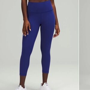 Lululemon Wunder Train High-Rise Crop 23"
Larkspur size 16